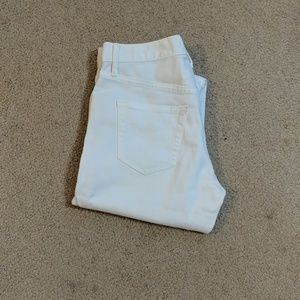 Uniqlo boyfriend white jeans